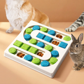 Puzzle with pets on warm peach background