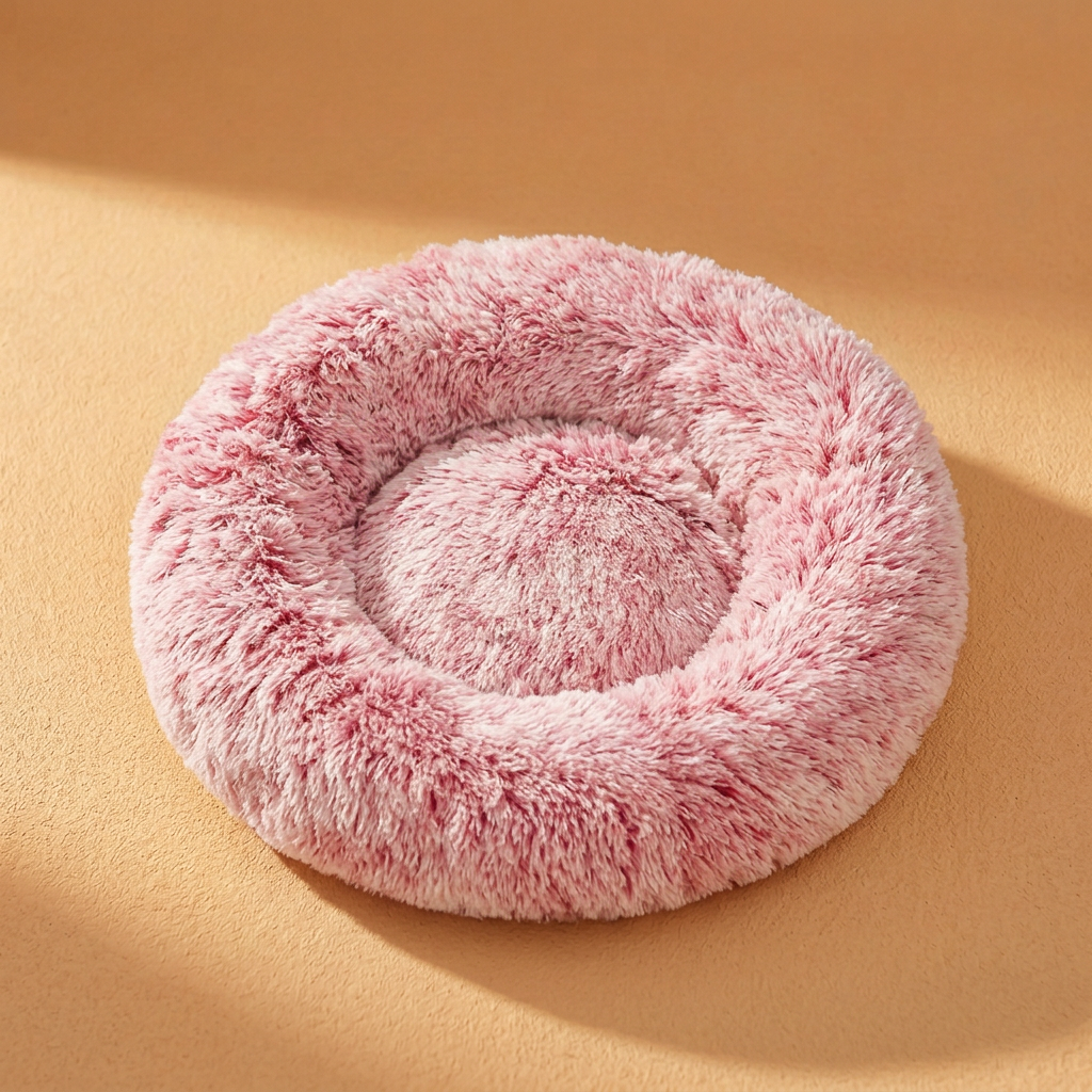 White red dog bed